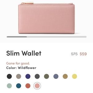 Dagne Dover slim wallet in Wildflower
